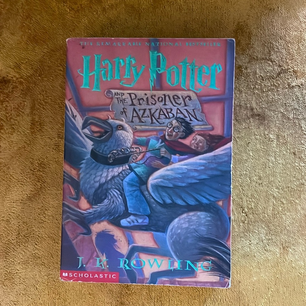 Harry Potter novel paperback book